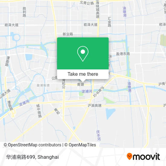 华浦南路699 map