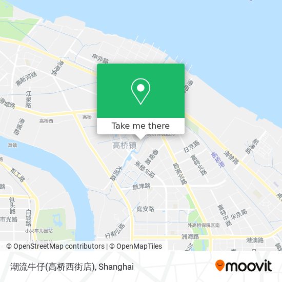 潮流牛仔(高桥西街店) map