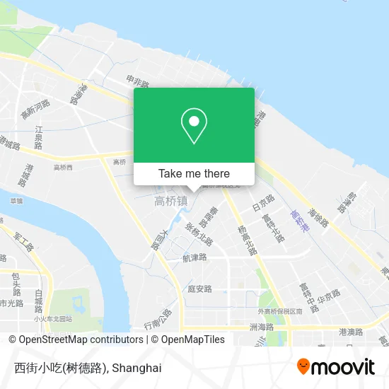 西街小吃(树德路) map