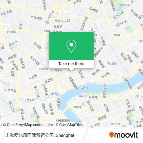 上海爱尔思国际货运公司 map