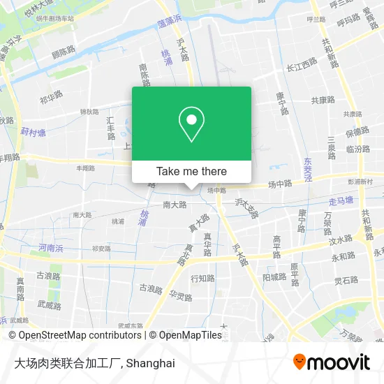 大场肉类联合加工厂 map