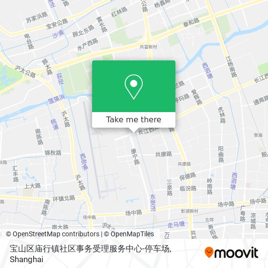 宝山区庙行镇社区事务受理服务中心-停车场 map