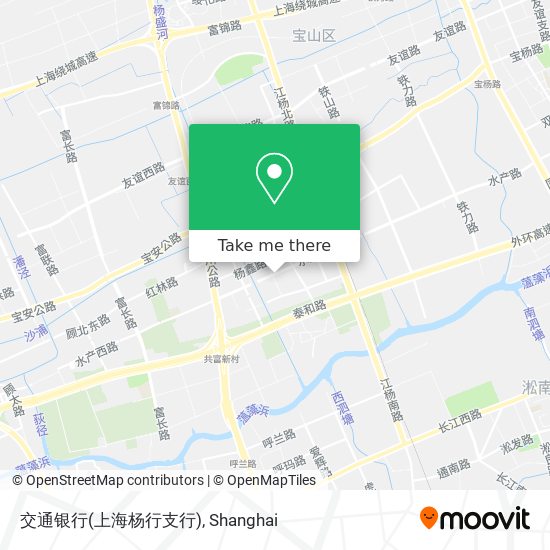 交通银行(上海杨行支行) map
