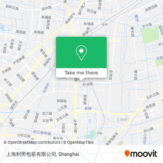 上海利旁包装有限公司 map
