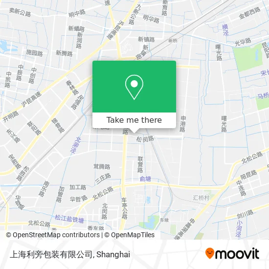 上海利旁包装有限公司 map