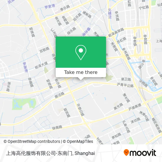 上海高伦服饰有限公司-东南门 map