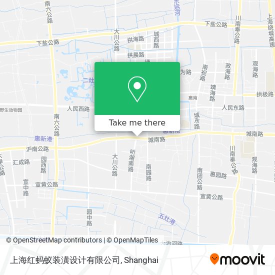 上海红蚂蚁装潢设计有限公司 map