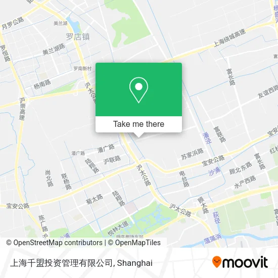 上海千盟投资管理有限公司 map