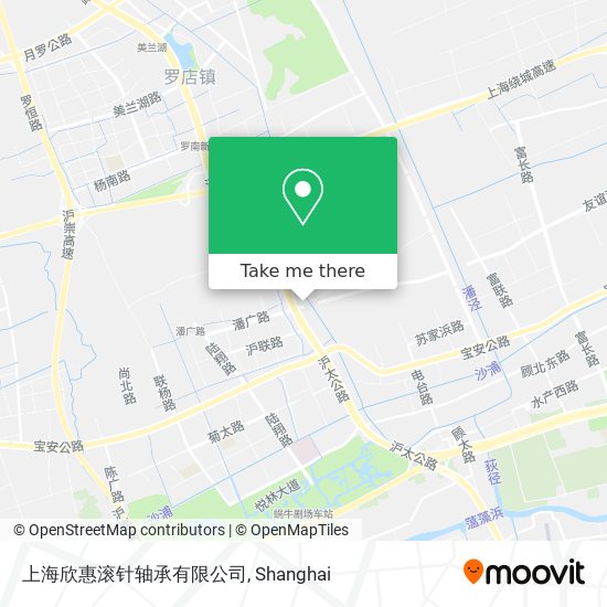 上海欣惠滚针轴承有限公司 map