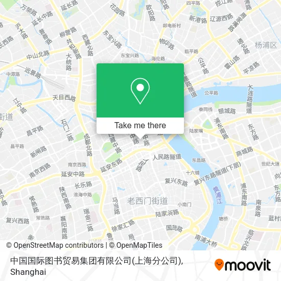 中国国际图书贸易集团有限公司(上海分公司) map