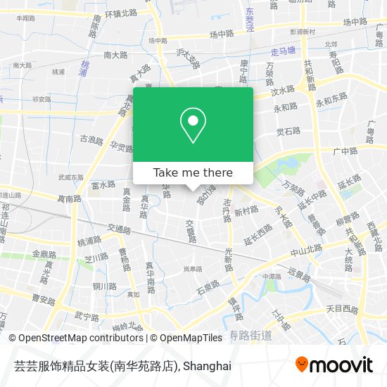 芸芸服饰精品女装(南华苑路店) map
