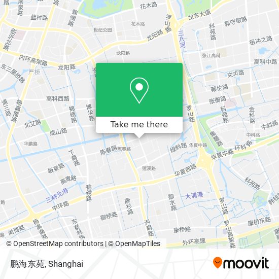 鹏海东苑 map