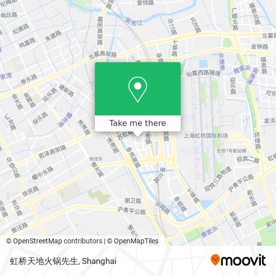虹桥天地火锅先生 map
