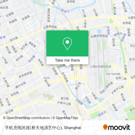 手机充电区(虹桥天地演艺中心) map