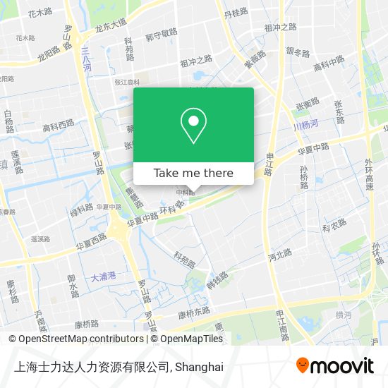 上海士力达人力资源有限公司 map