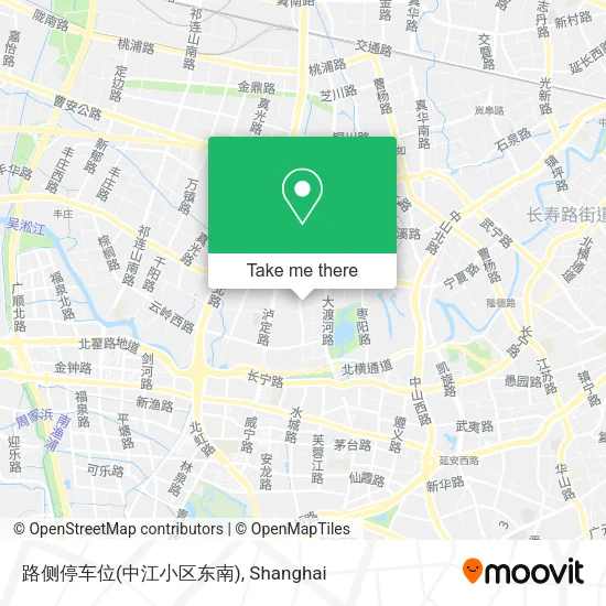 路侧停车位(中江小区东南) map