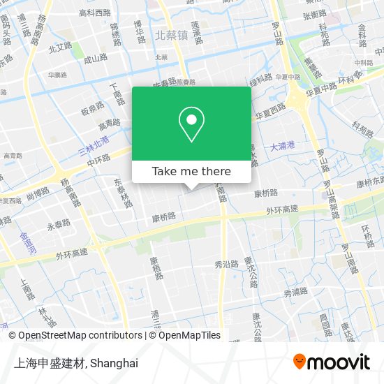 上海申盛建材 map