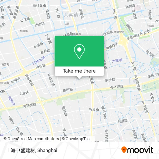 上海申盛建材 map