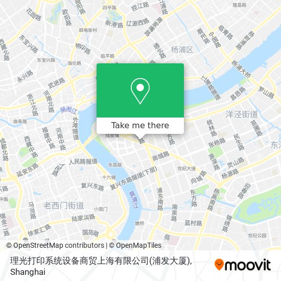 理光打印系统设备商贸上海有限公司(浦发大厦) map
