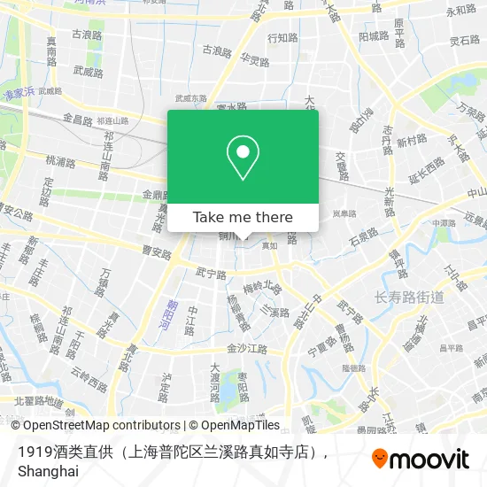 1919酒类直供（上海普陀区兰溪路真如寺店） map