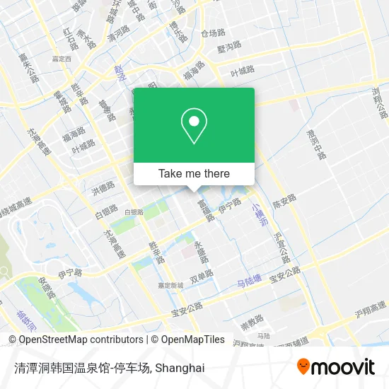 清潭洞韩国温泉馆-停车场 map