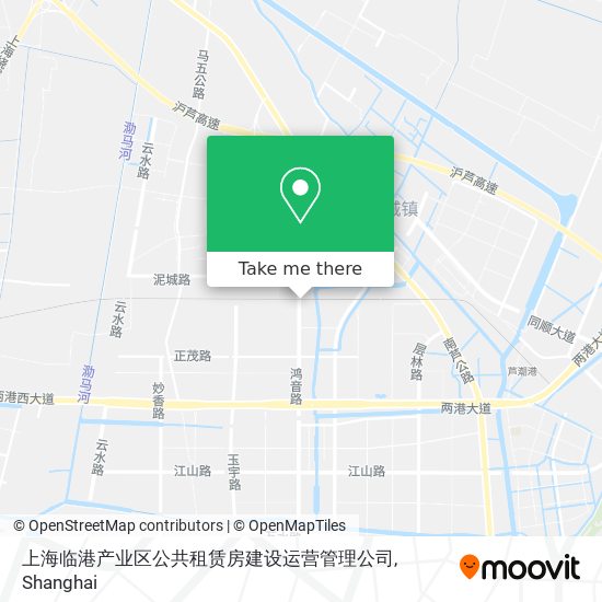 上海临港产业区公共租赁房建设运营管理公司 map