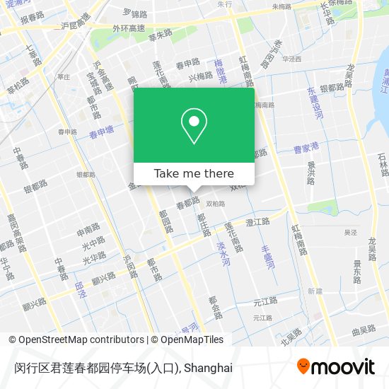 闵行区君莲春都园停车场(入口) map