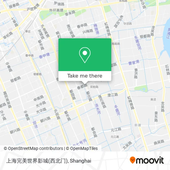 上海完美世界影城(西北门) map