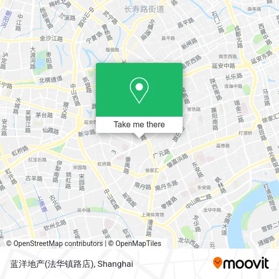 蓝洋地产(法华镇路店) map