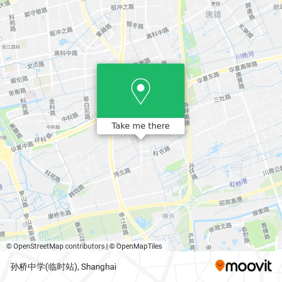 孙桥中学(临时站) map