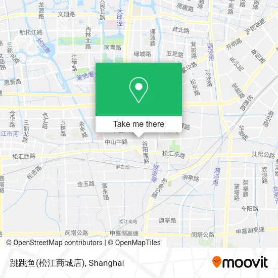 跳跳鱼(松江商城店) map