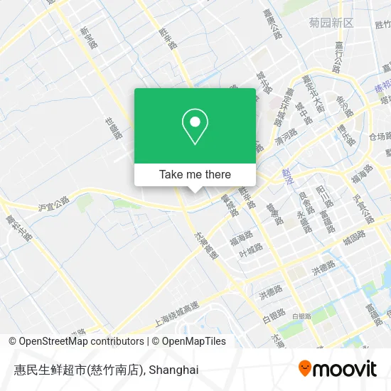 惠民生鲜超市(慈竹南店) map