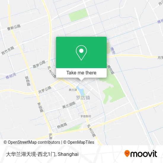 大华兰湖天境-西北1门 map