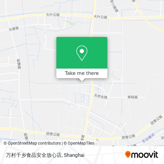 万村千乡食品安全放心店 map