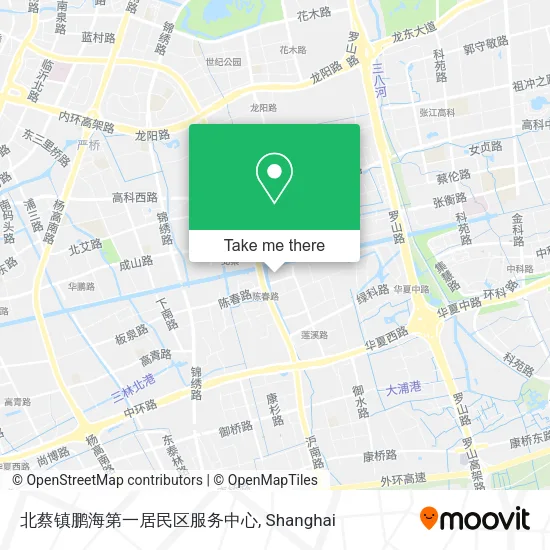 北蔡镇鹏海第一居民区服务中心 map