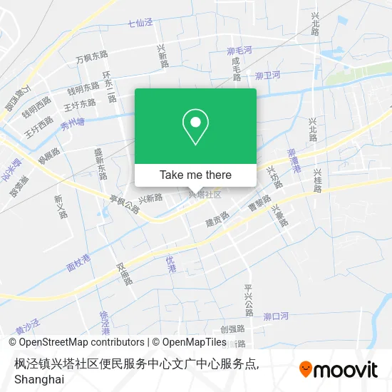 枫泾镇兴塔社区便民服务中心文广中心服务点 map
