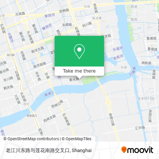 老江川东路与莲花南路交叉口 map