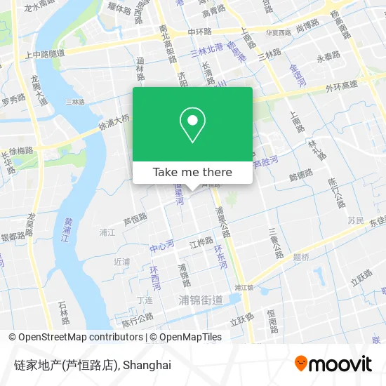 链家地产(芦恒路店) map