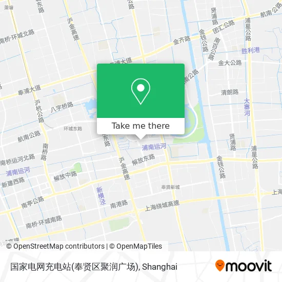 国家电网充电站(奉贤区聚润广场) map