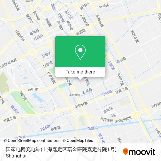 国家电网充电站(上海嘉定区瑞金医院嘉定分院1号) map