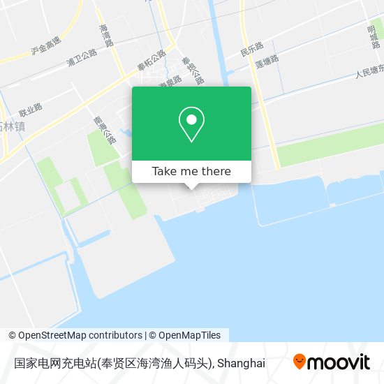 国家电网充电站(奉贤区海湾渔人码头) map