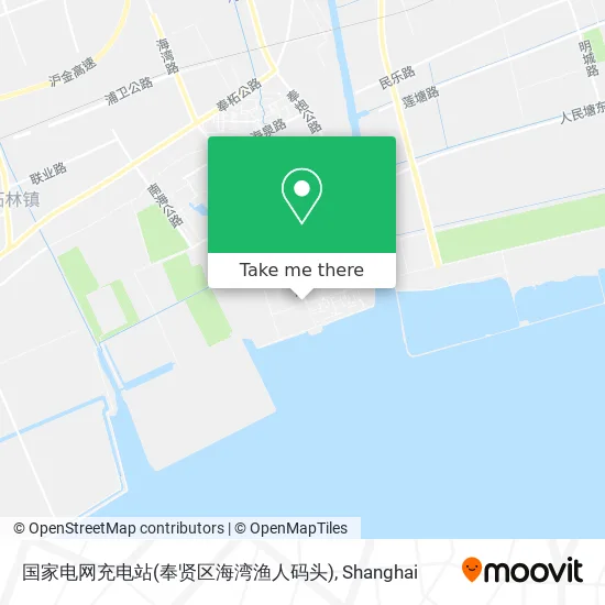 国家电网充电站(奉贤区海湾渔人码头) map