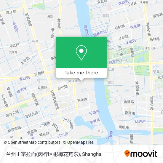 兰州正宗拉面(闵行区彬梅花苑东) map