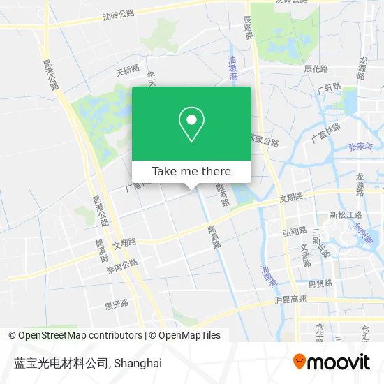 蓝宝光电材料公司 map