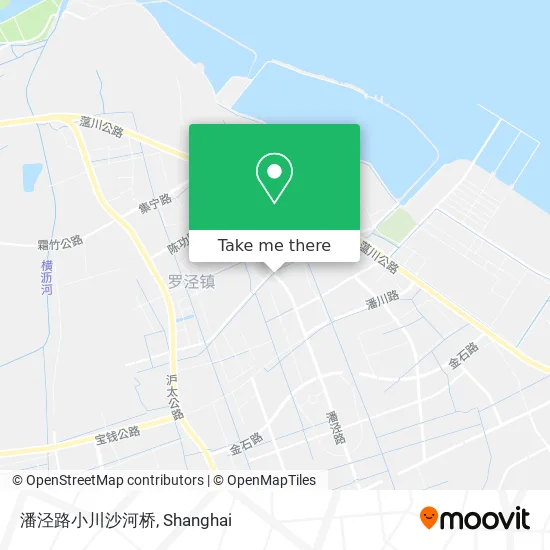 潘泾路小川沙河桥 map