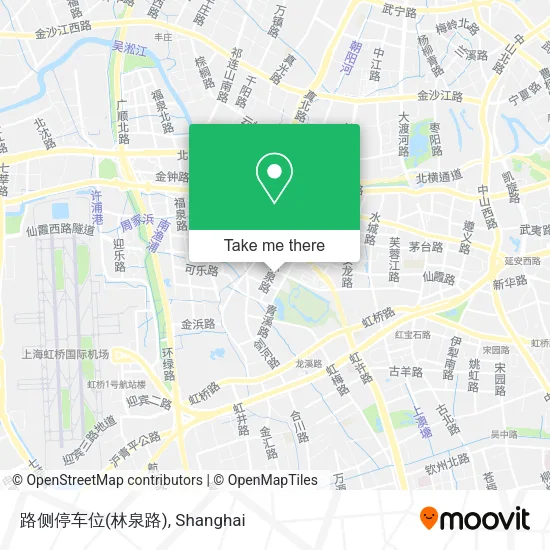路侧停车位(林泉路) map