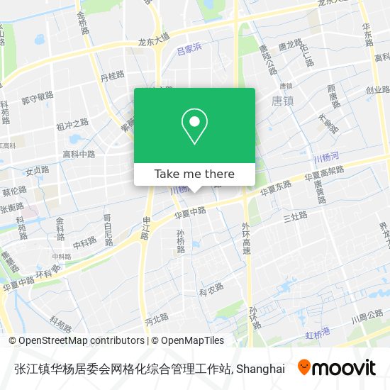张江镇华杨居委会网格化综合管理工作站 map