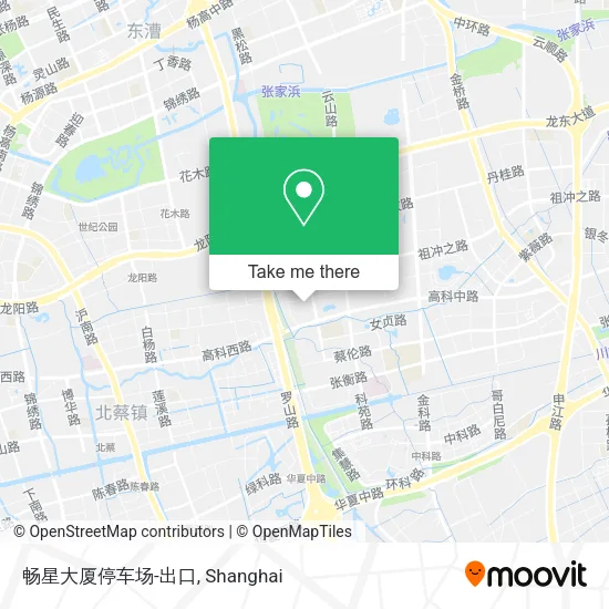 畅星大厦停车场-出口 map