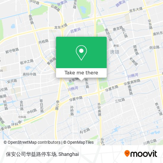 保安公司华益路停车场 map