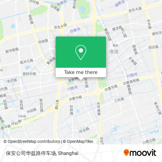 保安公司华益路停车场 map